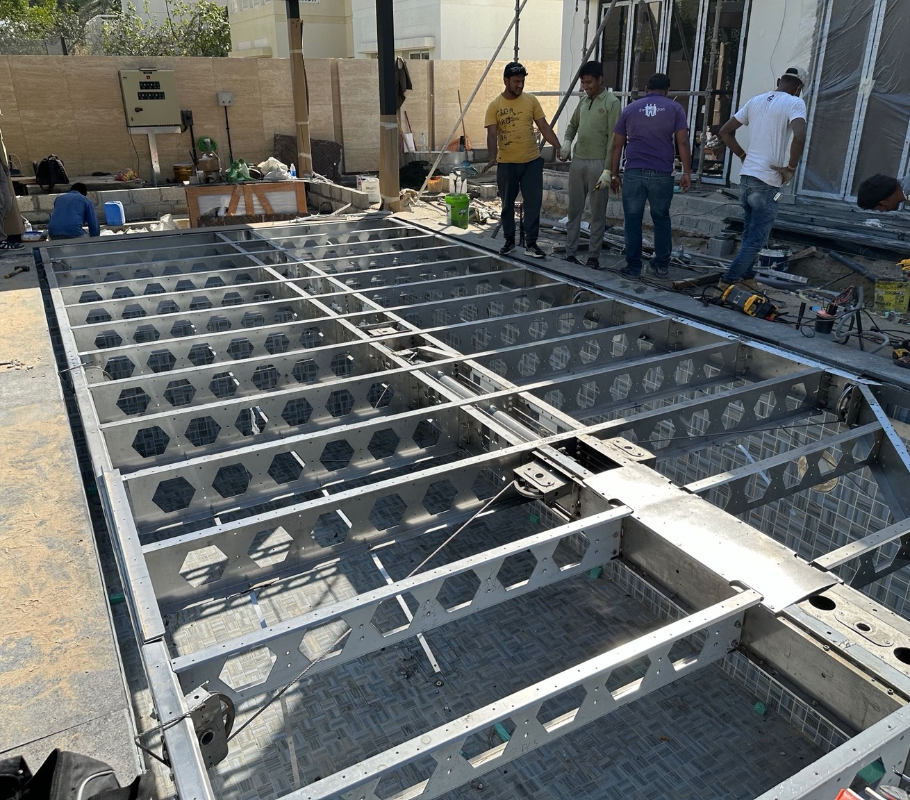 Structure installation
