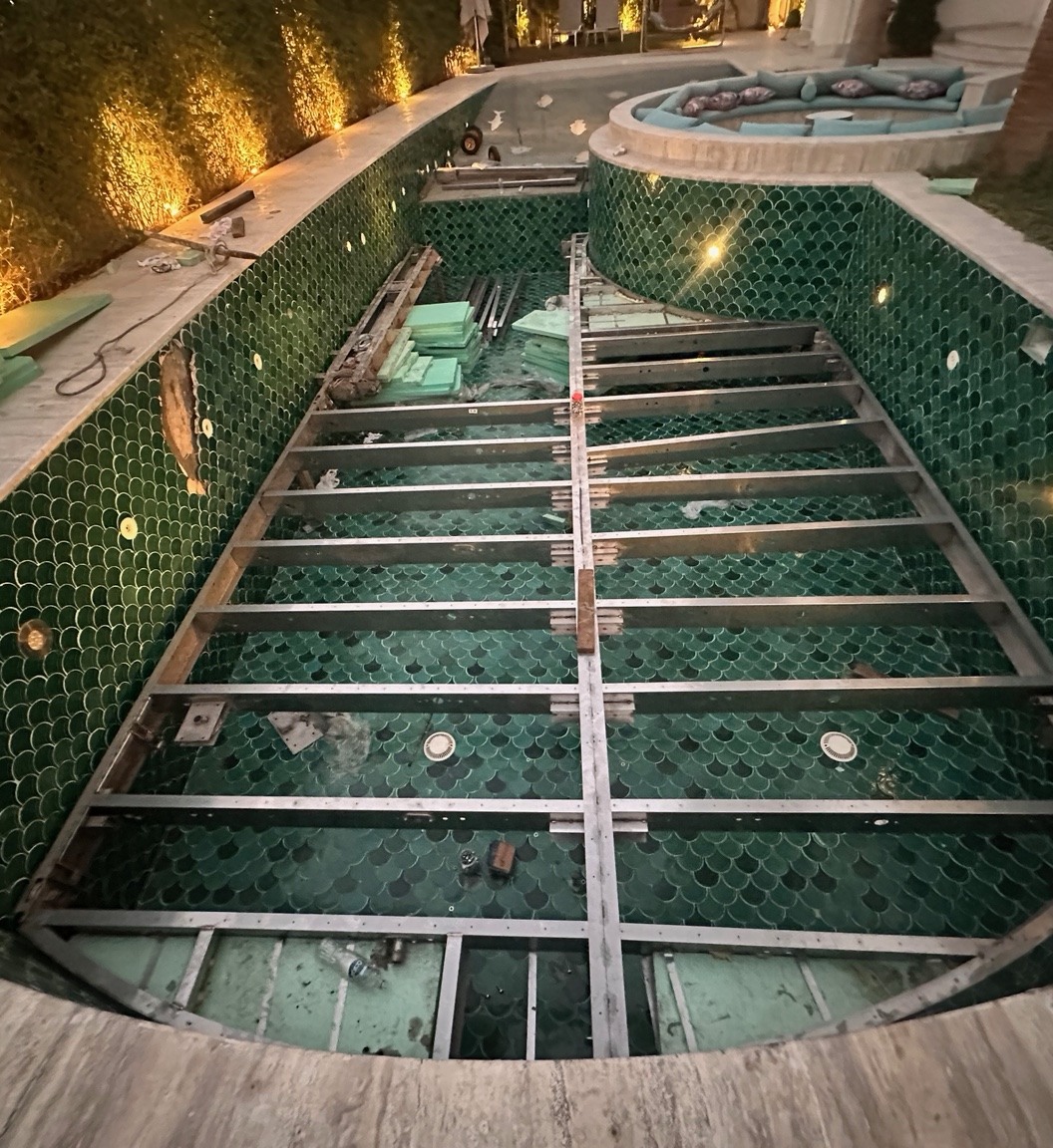 1. Pool prepared